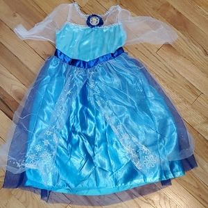 Frozen Elsa dress up gown w/velcro back closure.